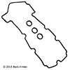 BeckArnley Engine Valve Cover Gasket Set - 036-1984