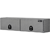 Buyers Products 18x16x90" Diamond Tread Aluminum Topsider Truck Box with Flip-Up Doors - 1701365