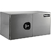 Buyers 18X18X48" Pro Series Smooth Aluminum Underbody Truck Box - Double Barn Door, 3-Point Compression Latch - 1705410