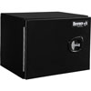 Buyers 18X18X30" Black Smooth Aluminum Underbody Truck Tool Box - Double Barn Door, 3-Point Compression Latch - 1705803