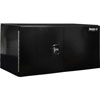 Buyers 24X24X48" Black Smooth Aluminum Underbody Truck Tool Box - Double Barn Door, 3-Point Compression Latch - 1705840