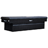 Buyers 18X20X71" Gloss Black Diamond Tread Aluminum Crossover Truck Tool Box - 1729410