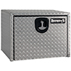 Buyers 18X18X24" Diamond Tread Aluminum Underbody Truck Box With 3-Pt. Latch - 1735100