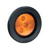 Buyers Light 2.5" Round Marker 4 LED Amber With Light Kit - 5622524
