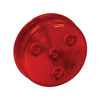 Buyers Light 2.5" Round Marker 4 LED Red - 5622550