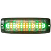 Buyers Ultra Thin Wide Angle 5" Amber/Green LED Strobe Light - 8890310