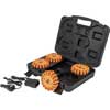 Buyers 4" Round Rechargeable Strobe/Flare Kit With 4 Flares And Charging Case - 8891017