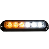 Buyers Products Rec. Amber/Clear LED Mini Strobe, 12-24V - 8891502