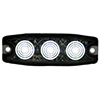 Buyers Light Strobe 3-1/2" 3-LED Clear 12-24 - 8892231
