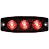 Buyers Light Strobe 3-1/2" 3-LED Red 12-24 - 8892233
