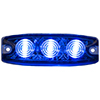 Buyers Strobe Light Strobe 3-1/2" 3-LED Blue - 8892234