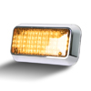 Code 3 3X7 Amber, Clear Lens LED Perimeter Light with Bezel - 45BZCA