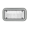 Code 3 3X7 White LED Reverse Light Steady Burn with Bezel - 45BZRV