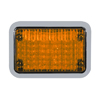 Code 3 4X6 Amber LED Perimeter Light with Bezel - 65BZA