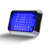 Code 3 4X6 Blue LED Perimeter Light with Bezel - 65BZB