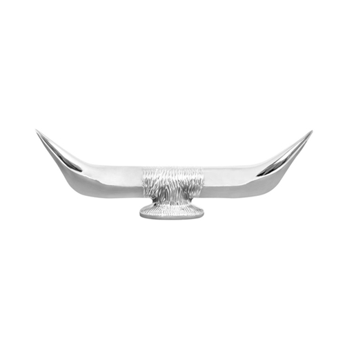 Grand General Bull Horn Hood Ornament With Base