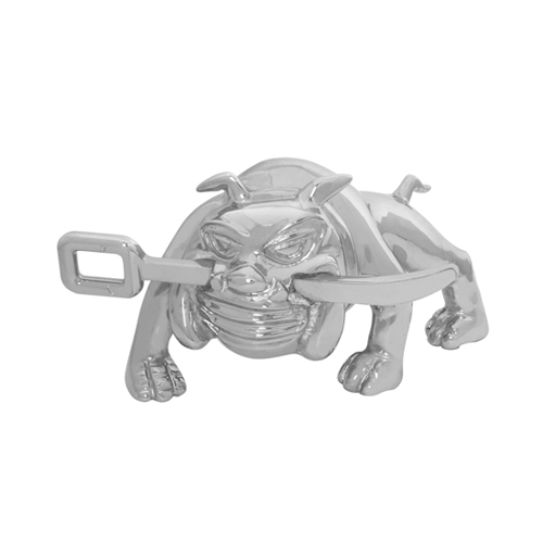 Grand General Bulldog With Winch Bar Hood Ornament
