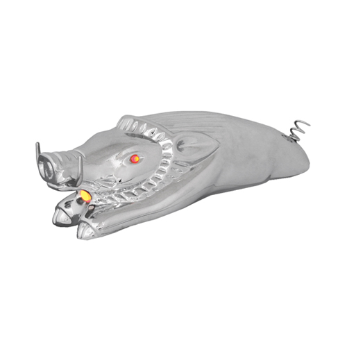 Grand General Illuminated Chrome Wild Boar Hood Ornament