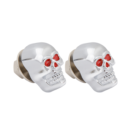 Grand General Skull License Plate Fastener Set
