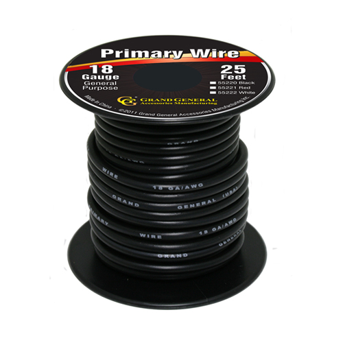 Grand General Primary Wires In 18 Gauge