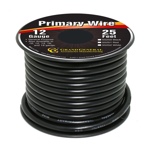 Grand General Primary Wires In 12 Gauge