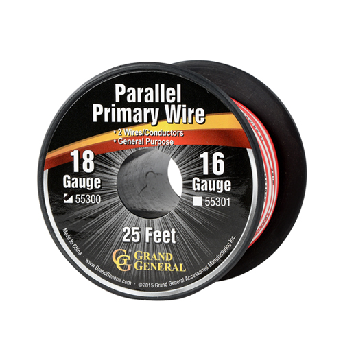 Grand General 18 Ga Parallel Primary 2 Wire Roll