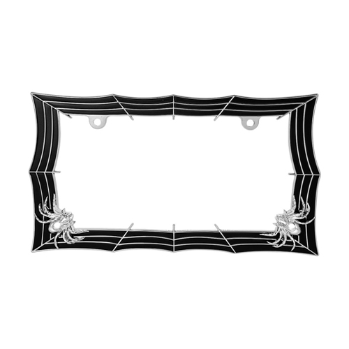 Grand General Spider Web License Plate Frame