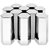 Grand General Hex Chrome Plastic Lug Nut Cover - 10390