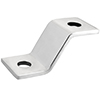 Grand General Stainless Steel Heavy Duty Angled Z Shape Small Mounting Bracket - 33348
