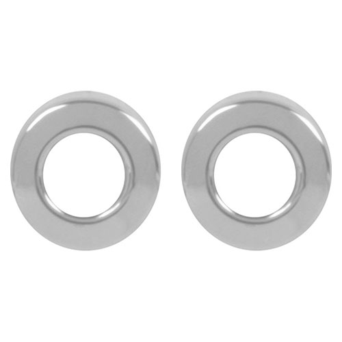 Grand General Chrome Plastic Toggle Switch Nut Cover