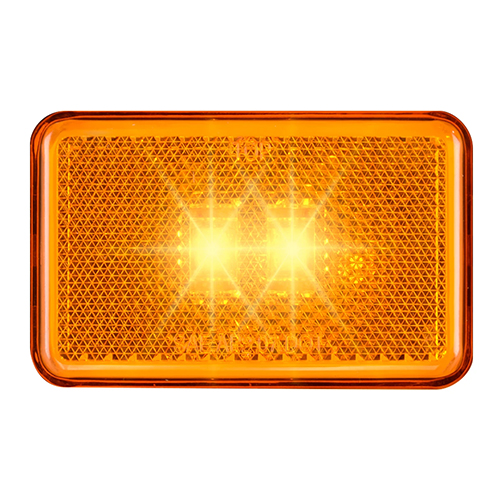 Grand General Small Rectangular LED with Reflector Lens