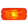 Grand General Rectangular Red 1 Bulb Marker Light - 80276