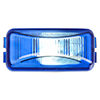 Grand General Rectangular Blue 1 Bulb Interior Light - 80277