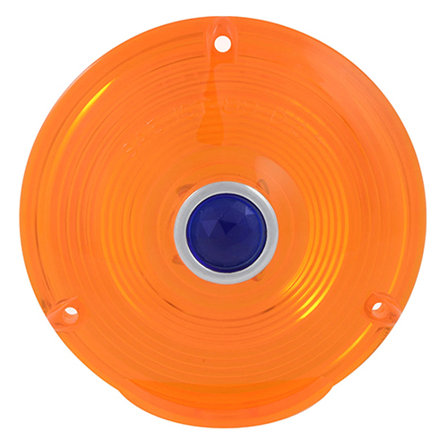Grand General Lens with Chrome Rim & Blue Dot