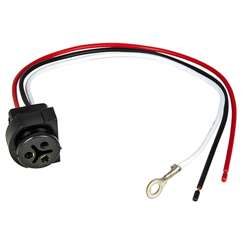 Grand General Round 3 Pin Straight Light Plug