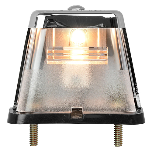 Grand General Chrome Square License Plate Light