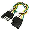 PICO 4-Way Molded Trailer Trailer Connector 16 AWG Wire Male & Female - 0712P