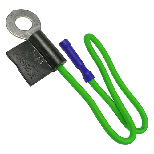 PICO Fusible Link Ford Starter Solenoid 10-1/2" 14 GA Green Wire 5/16" Ring 25 pcs - 5554A