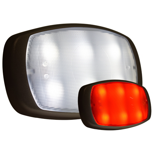 Tecniq White|Red Combo Dome Light