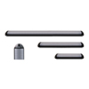 Tecniq Linear LED SM Light Neutral White Black Body 36W 24V - E38-LB24-1