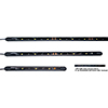Tecniq 3 LED 7" Aluminum Extrusion Lamp White Black Housing - E45-W010-1