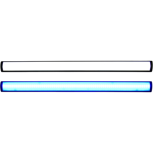 Tecniq Black Aluminum White LED Strip Diffused Lens Lead