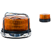 Tecniq K10 Amber Beacon Light Amber Lens Single Flash Pattern With Pigtail - K10-AA0P-1