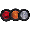 Tecniq 2" Round Amber Sidemarker Amber Len - S30-AA00-1