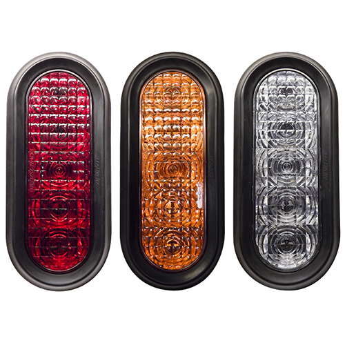 Tecniq 6" Oval Stop/Tail/Turn Grommet Mount