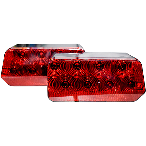 Tecniq 7.5" Contoured Eight Function Box Tail Light