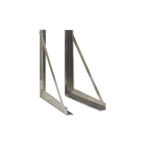 Buyers Products Aluminum Mounting Brackets 24x24 (Sold in Pairs) - 1701040