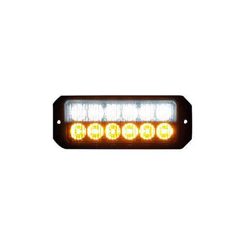Buyers Products 12 Amber/Clear LED 5" Mini Strobe Light - 8891702