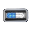 Code 3 3X7 LED Prizm II Multicolor Perimeter Light With Clear Lens and REF22, Blue/White - 3722CBW