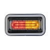 Code 3 3X7 LED Prizm II Multicolor Perimeter Light With Bezel, Clear Lens and REF22 - 3722CRABZ